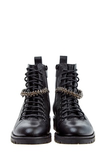 Черные ботинки Cruz с кристаллами Jimmy Choo