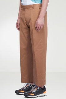 Песочно-бежевые брюки Dries Van Noten
