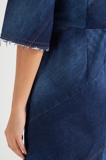 Комбинированное джинсовое платье Acne Studios