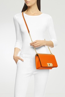 Оранжевая сумка Mimi Furla