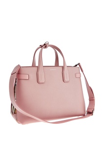 Розовая кожаная сумка Bunner Burberry