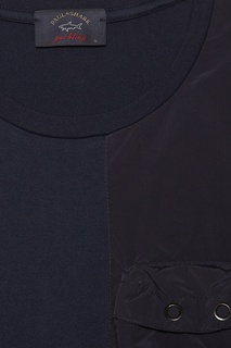 Синяя футболка с карманами Paul&Shark