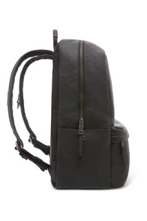 Черный кожаный рюкзак Timberland