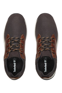 Текстильные кроссовки с кожаной вставкой Timberland