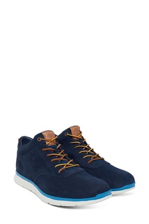 Синие ботинки на шнуровке Timberland