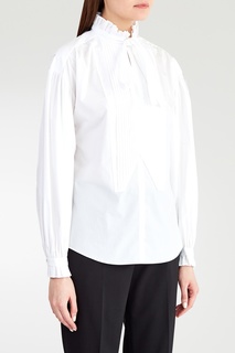 Белая блузка с бантом Burberry