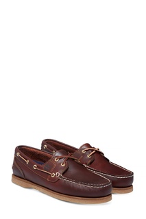 Кожаные мокасины коричневого цвета Timberland