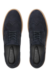 Черные полуботинки из нубука Timberland