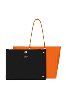 Оранжевая сумка Eden Furla