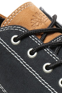 Черные кеды из текстиля Timberland