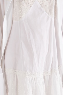 Белая рубашка с завязками Stella Mc Cartney