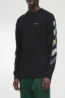 Лонгслив с принтом Off White