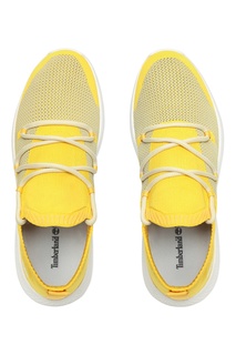 Желтые текстильные кроссовки Timberland
