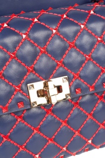 Комбинированная сумка Rockstud Spike Valentino