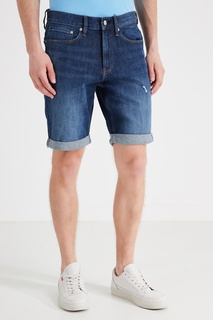 Синие джинсовые шорты Calvin Klein