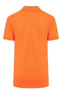 Оранжевое поло с логотипом Polo Ralph Lauren Kids