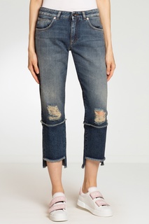 Потертые укороченные джинсы Dolce & Gabbana