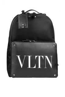 Комбинированный черный рюкзак Valentino