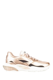Золотистые кроссовки Bounce Valentino