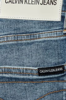 Серо-синие «вареные» джинсы Calvin Klein Jeans