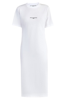 Белое платье-футболка с логотипом Stella Mc Cartney