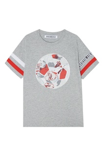 Костюм из шорт и футболки серого цвета Dirk Bikkembergs