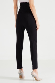 Черные хлопковые брюки узкого кроя Alexanderwang.T