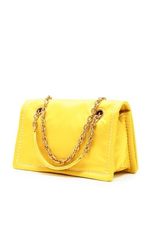 Желтая сумка из нейлона Prada