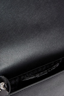 Черная сумка-кроссбоди с аппликацией Karl Lagerfeld