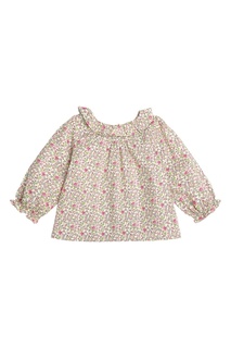 Блуза с цветочным принтом Bonpoint