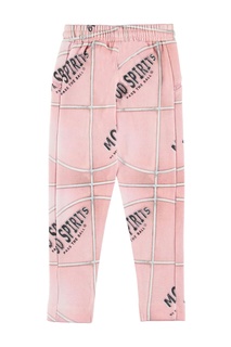 Розовые брюки-джоггеры с отделкой Molo
