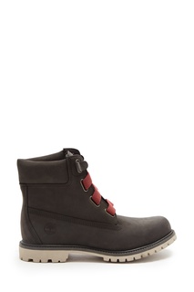 Серые ботинки с контрастной шнуровкой Timberland