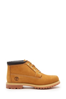 Желтые ботинки из нубука Timberland