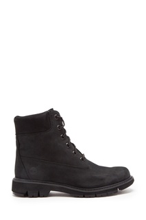 Черные ботинки на шнуровке Timberland