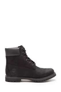 Черные ботинки из гладкого нубука Timberland
