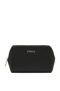 Черная косметичка Electra на молнии Furla