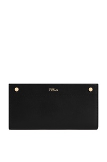 Черный кожаный кошелек Furla