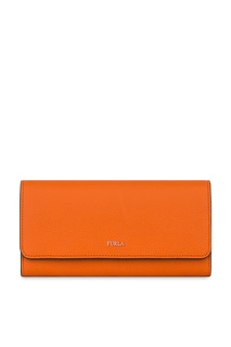 Оранжевый кошелек Babylon из кожи Furla