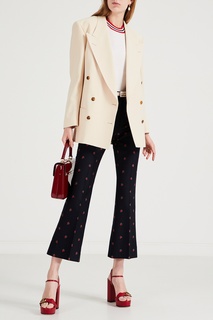Лакированная сумка Sylvie 1969 Gucci