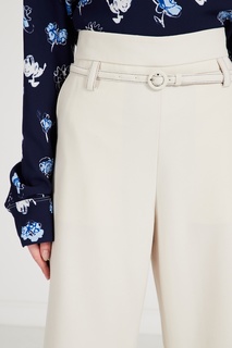 Белые брюки из шерсти Marni