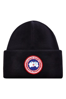 Черная шапка бини с нашивкой Arctic Canada Goose