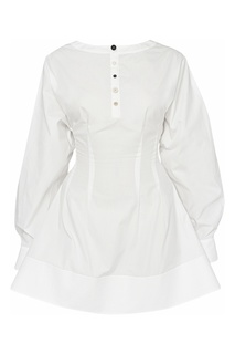 Белое мини-платье Ruban