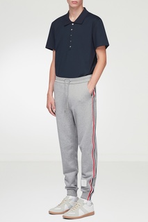 Серые брюки с лампасами Thom Browne