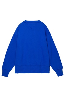 Синий свитшот с винтажными логотипами Tommy Jeans