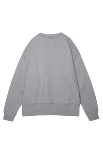 Серый свитшот с винтажными логотипами Tommy Jeans