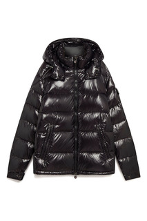 Стеганая куртка черного цвета Moncler