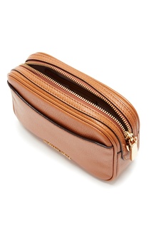 Коричневая сумка Crossbodies из кожи Michael Michael Kors