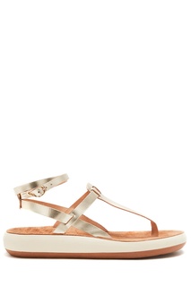 Сандалии платинового цвета Estia Comfort Ancient Greek Sandals