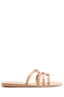 Бежевые пантолеты с заклепками Revekka Rivets Ancient Greek Sandals