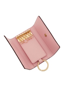 Розовая ключница Coach